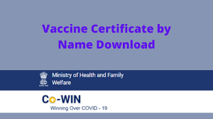  Vaccine Certificate