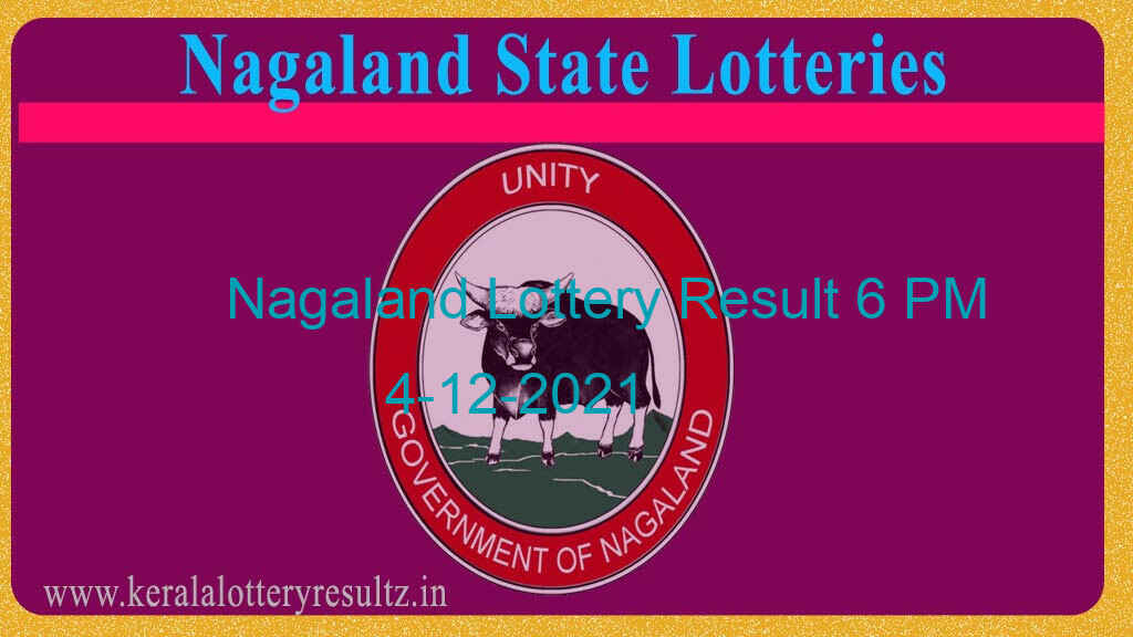 lottery sambad 6 pm result 4 12 2021 nagaland day lottery 6pm 8105b 1